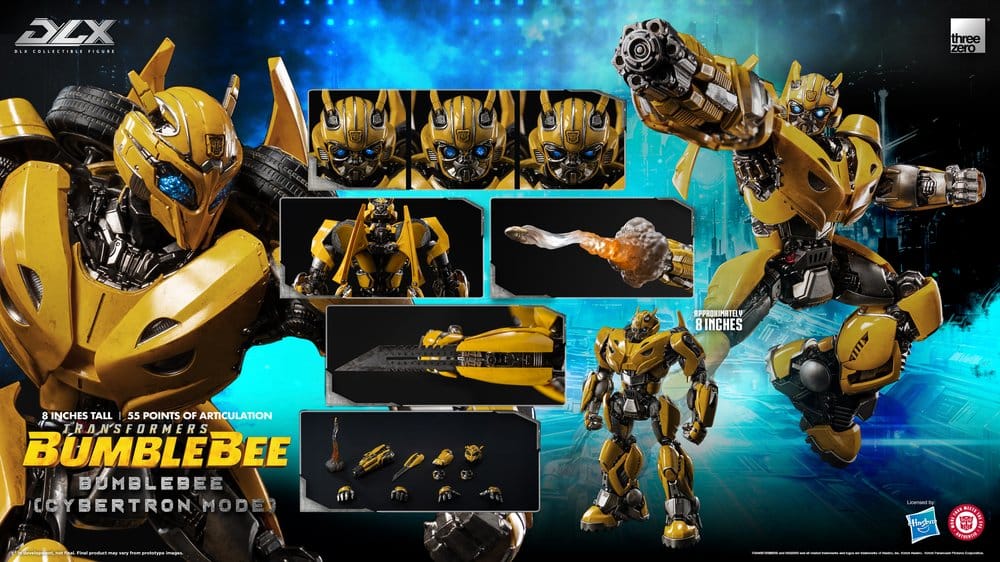 Transformers: Bumblebee DLX Actionfigur Bumblebee (Cybertron-läge) 20 cm