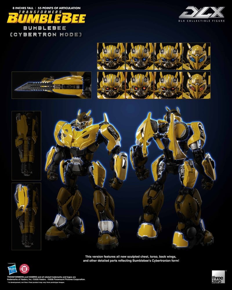 Transformers: Bumblebee DLX Actionfigur Bumblebee (Cybertron-läge) 20 cm