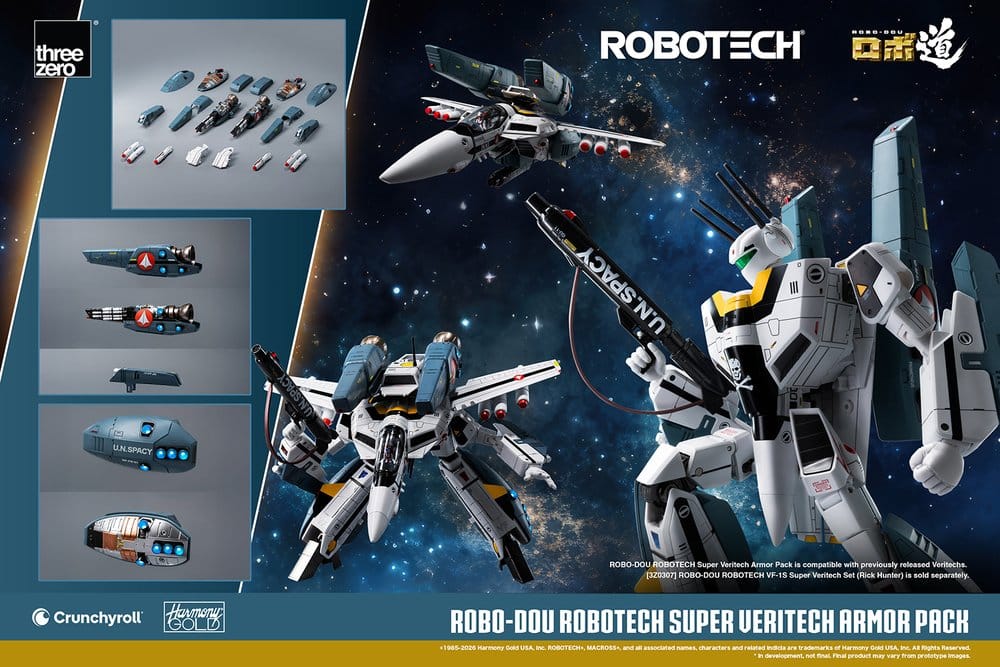 Robotech Robo-Dou Tillbehörsset Super Veritech Rustning Pack