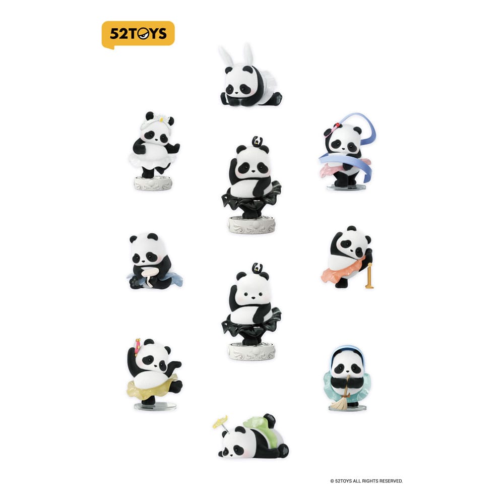 Panda Roll Blind Box Figurer Sortiment Balettframträdande 7 cm (8)