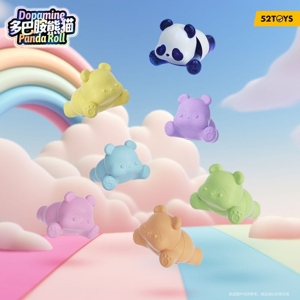 Panda Roll Blind Box Figurer Sortiment Dopamine Pandas 3 cm (6)