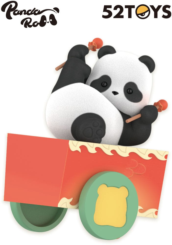Panda Roll Blind Box-figurer Assortment Drakbåtsrace 10 cm (4)