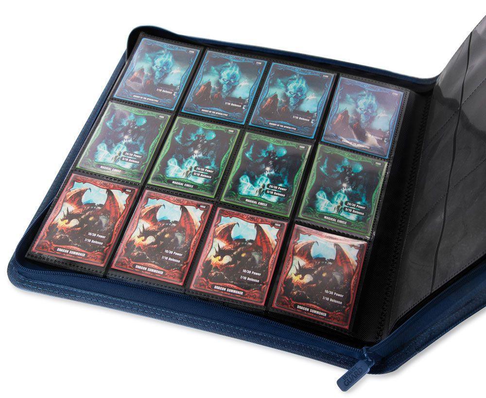 Ultimate Guard Zipfolio 480 24-Pocket Xenoskin - Blue Ultimate Guard