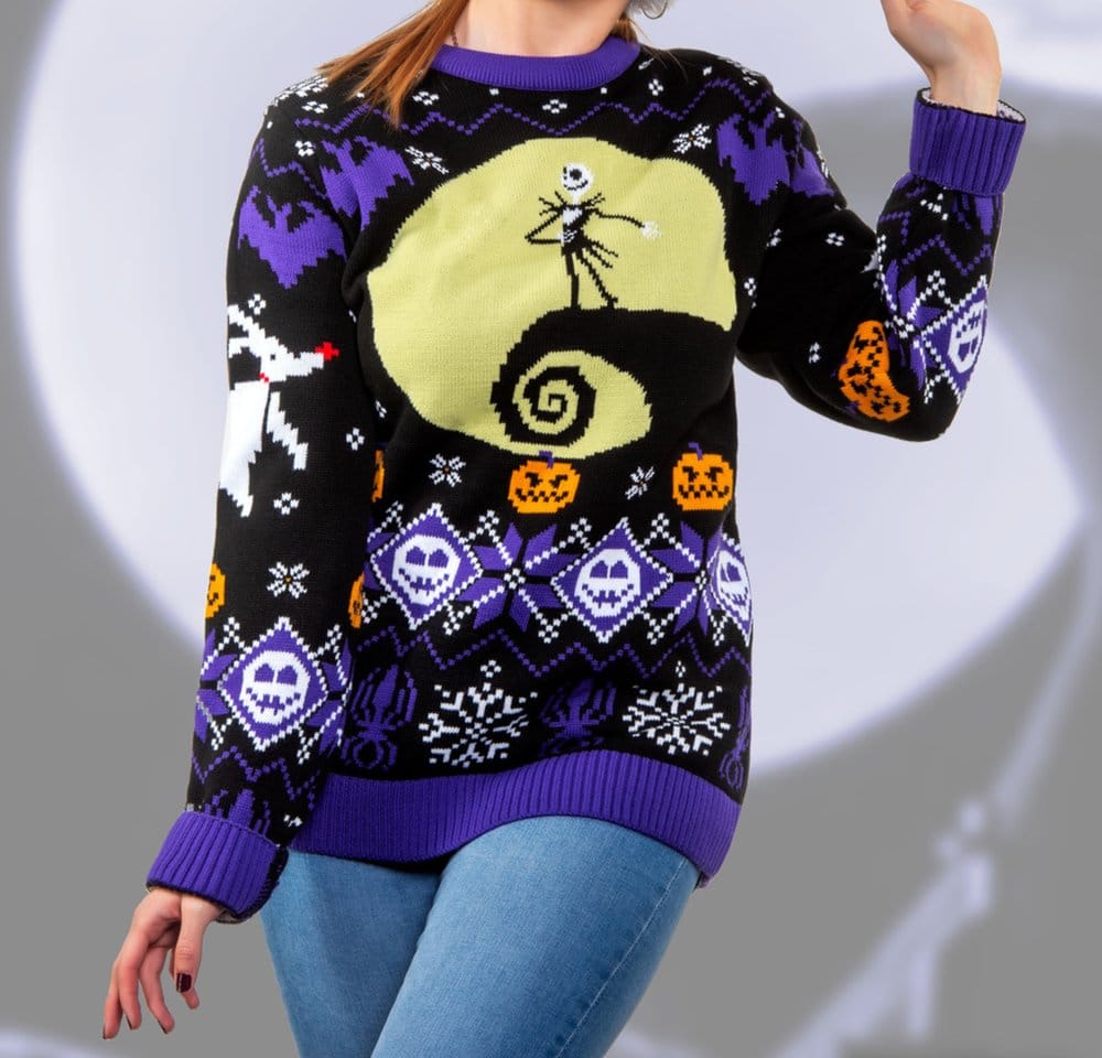 Nightmare Before Christmas jultröja i 8-bitarsdesign storlek XXL