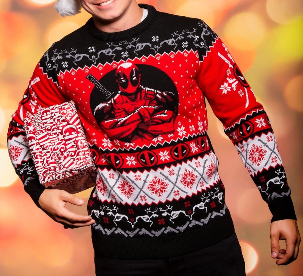 Deadpool jultröja storlek XS