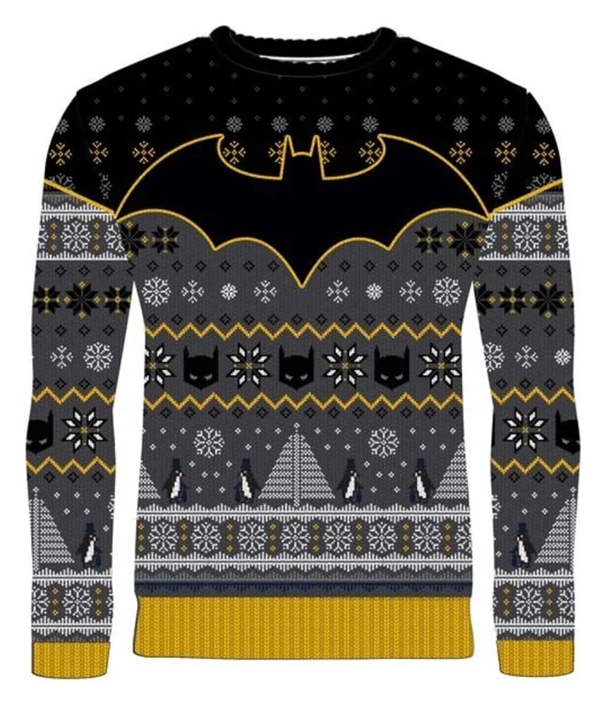 Batman jultröja med pingvinmotiv storlek XXXL