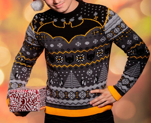 Batman Christmas Sweater Penguin Size XXL