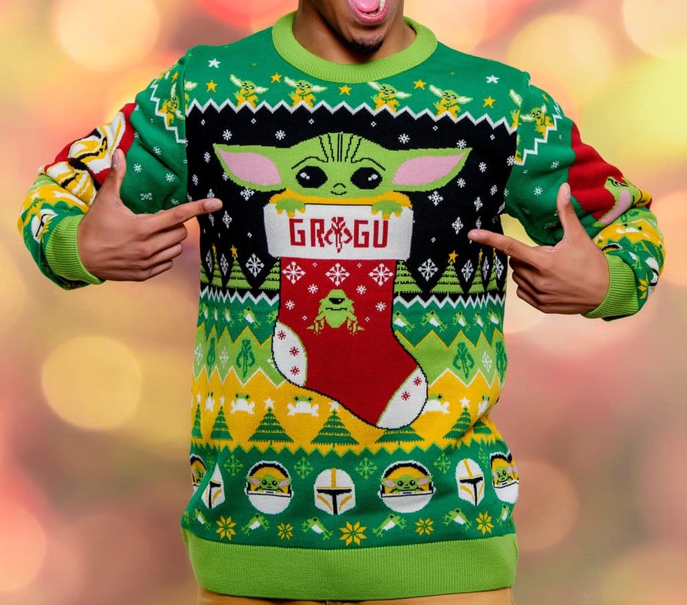 Star Wars Christmas Sweater Baby Yoda Size XS