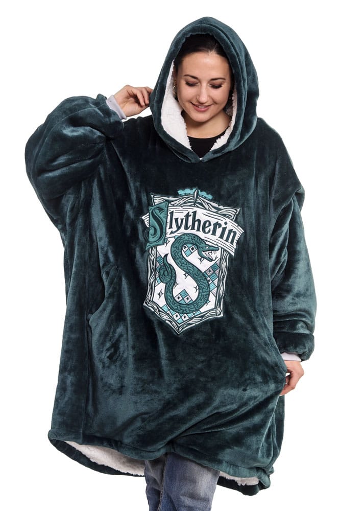 Harry Potter Slytherin Oversized Hoodie Blanket AAA Merchandise