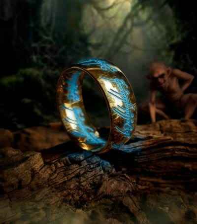 Lord of the Rings replika En Ring som lyser i mörkret