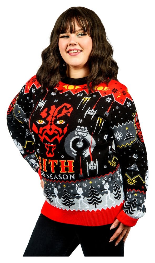 Star Wars jultröja med Sith-motiv i storlek XL