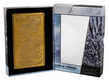 Game of Thrones Ingot Map of Westeros