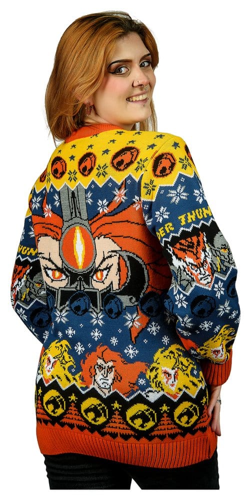 Thundercats jultröja – officiell vintertröja med Thundercats-logotyp och karaktärer