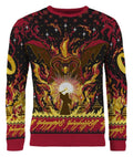 Sagan om Ringen Jultröja Balrog – Officiell Licensierad Tröja med Gandalf och 'Du Kommer Inte Förbi' Motiv