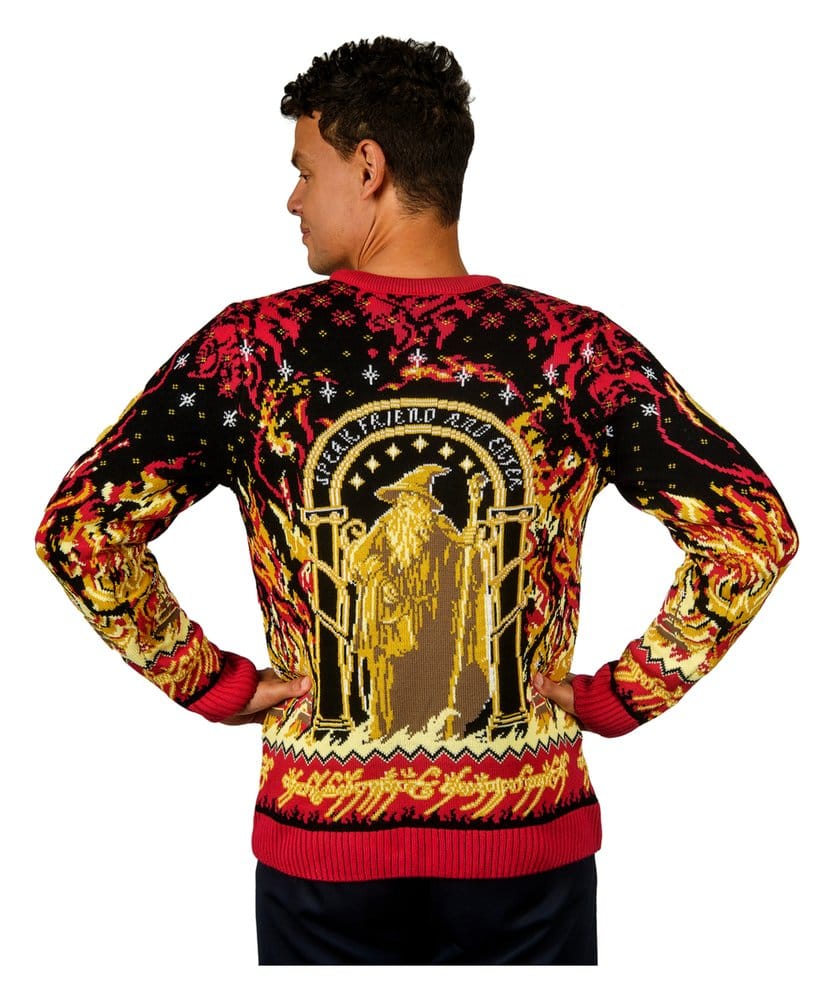Lord of the Rings Christmas Sweater Balrog Size S