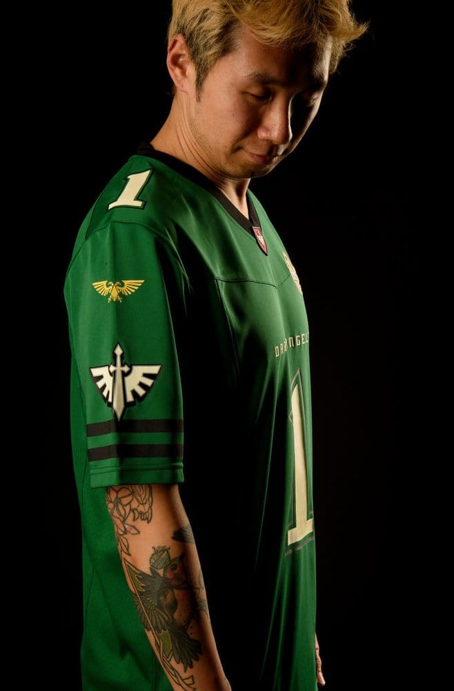 Warhammer 40,000 Sports Jersey Shirt Dark Angels