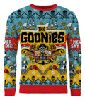 The Goonies jultröja – officiell stickad jultrofé med karaktärs- och skattmotiv