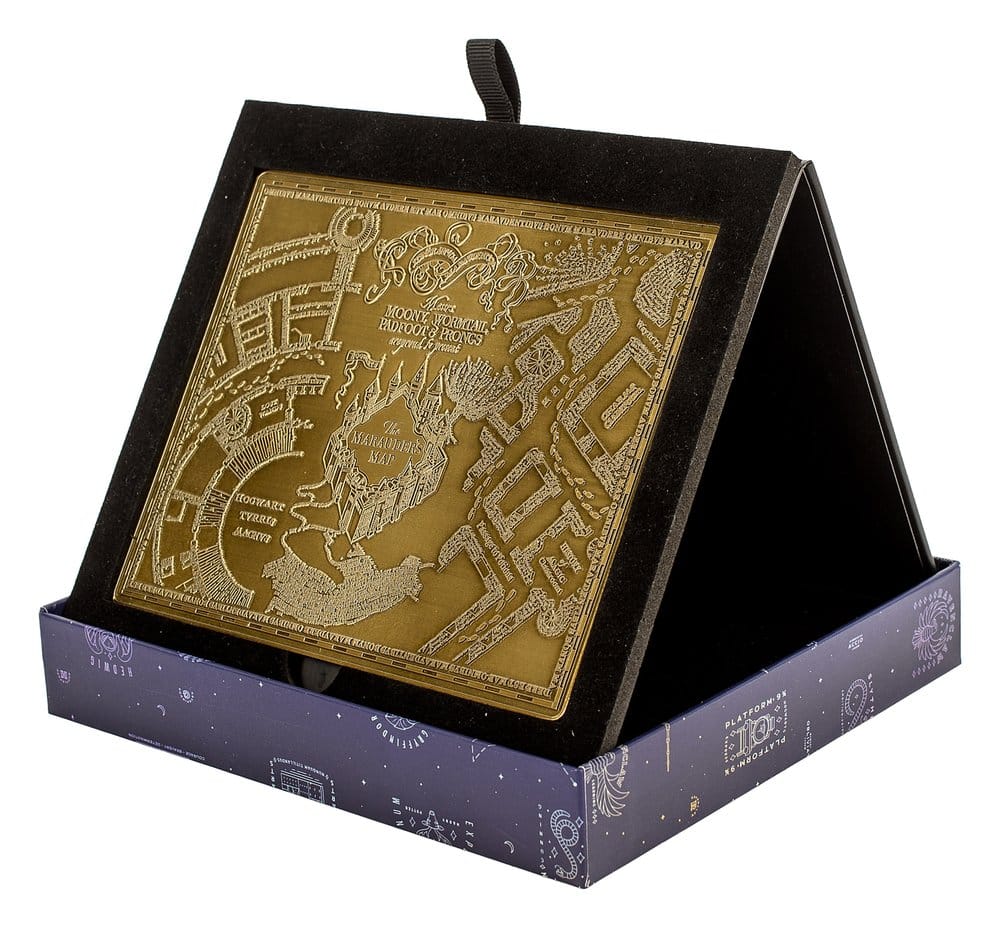 Harry Potter Replika Marauder’s Map Metallkarta 15 cm
