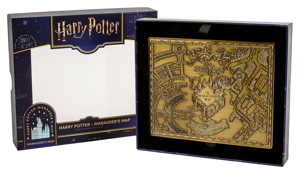 Harry Potter Replika Marauder’s Map Metallkarta 15 cm