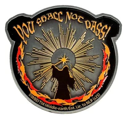 Lord of the Rings Coin "You Shall Not Pass" Balrog Deluxe