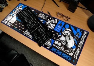 Original Stormtrooper Desk Mat Join Our Ranks