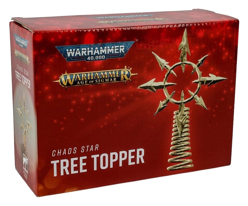 Warhammer 40,000 Tree Topper Chaos Star 22 cm