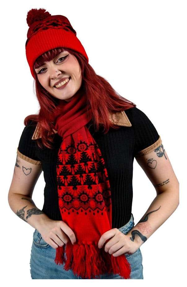 Warhammer 40,000 Knitted Hat & Scarf Set Blood Angels 27 cm