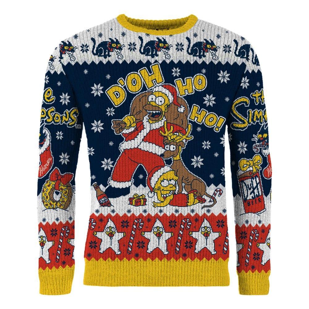 Simpsons Christmas Sweater D'oh Ho Ho! Storlek L AAA Merchandise