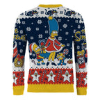 Simpsons Christmas Sweater D'oh Ho Ho! Storlek M AAA Merchandise