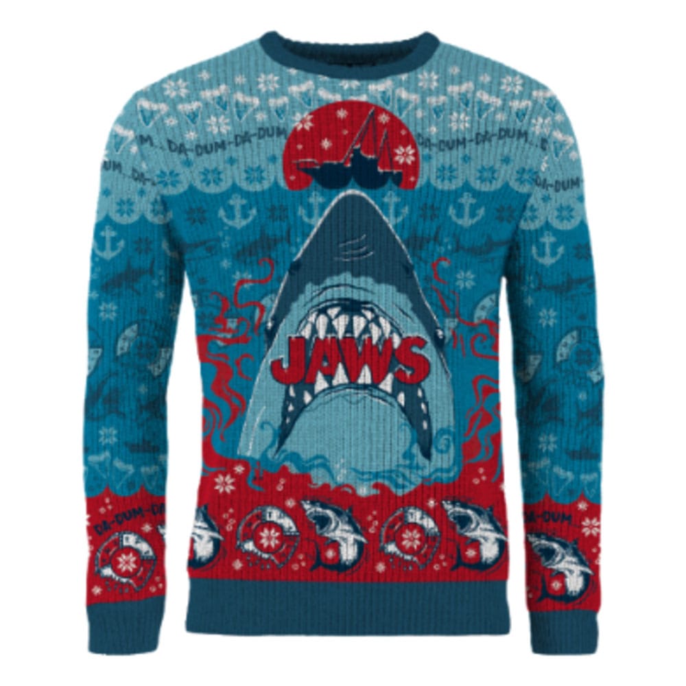 Jaws Christmas Sweater Jaws