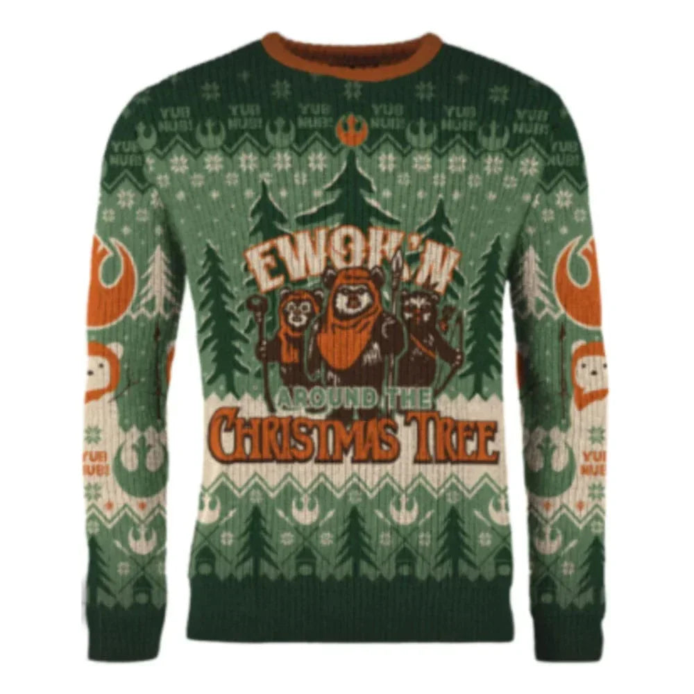 Star Wars Christmas Sweater Ewok'n around the Christmas Tree - Störrelse XL AAA Merchandise