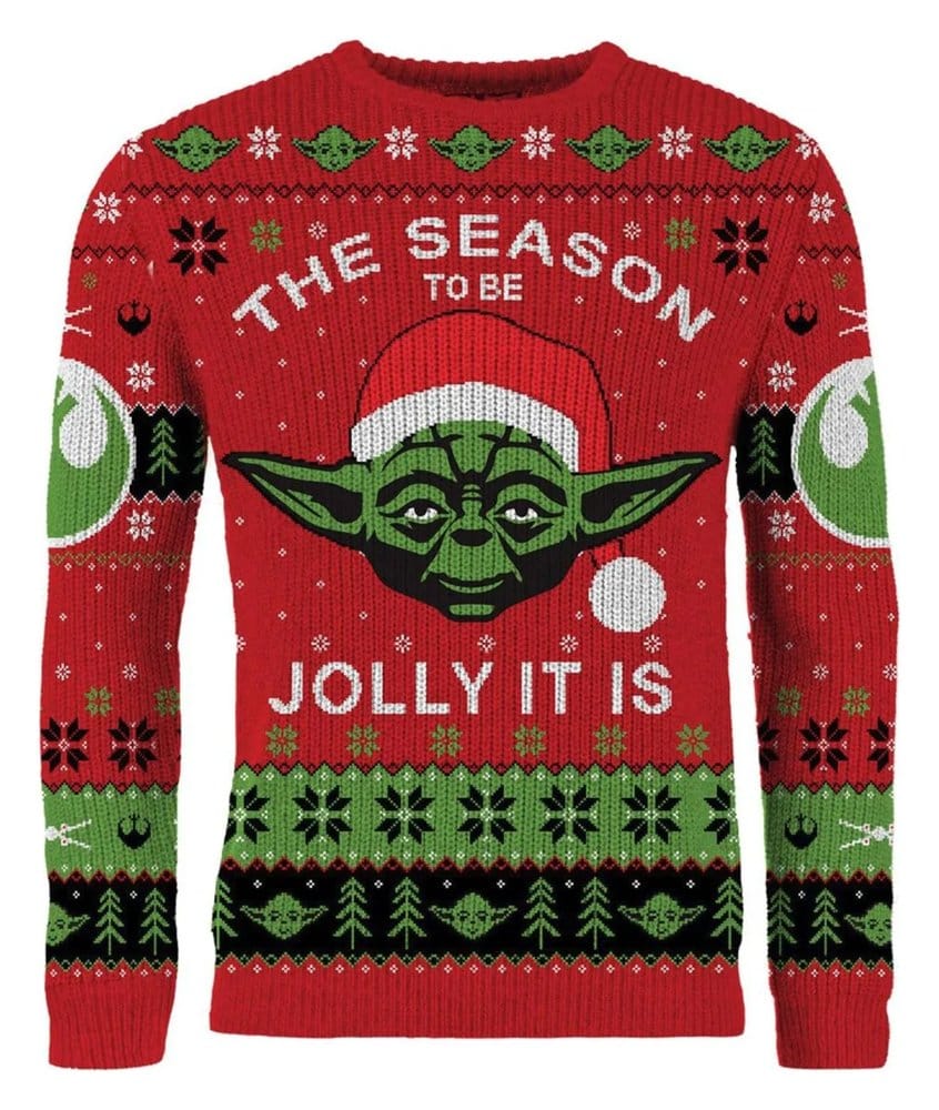 Star Wars Jultröja med Yoda i storlek XL