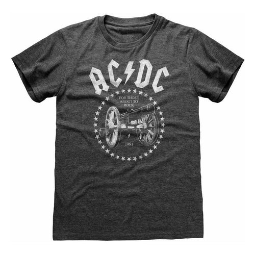AC/DC T-Shirt Cannon - Officiell T-shirt i hög kvalitet Heroes Inc