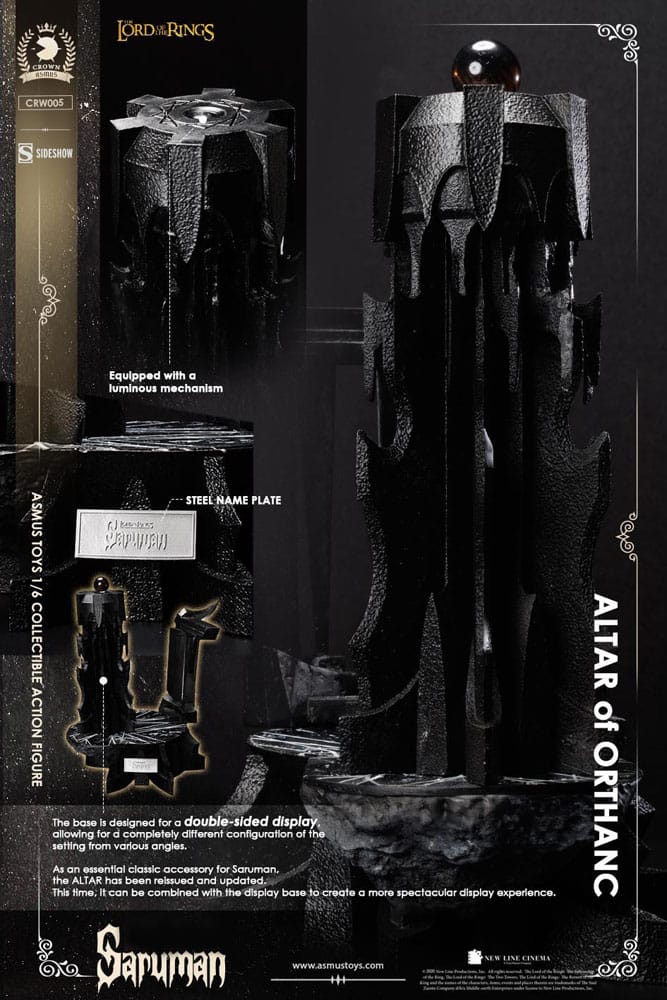Härskaren av ringen Action Figur 1/6 Saruman 31 cm