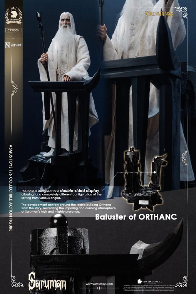 Härskaren av ringen Action Figur 1/6 Saruman 31 cm