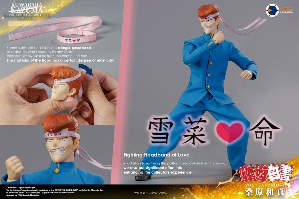 Yu Yu Hakusho Action Figur 1/6 Kazuma Kuwabara (Lyxversion) 30 cm Asmus Collectible Toys
