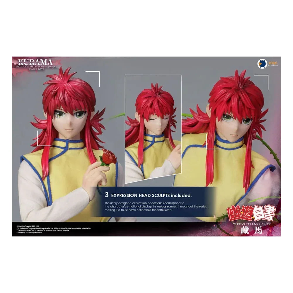 Yu Yu Hakusho Actionfigur 1/6 Kurama (Lyx Edition) 30 cm Asmus Collectible Toys