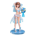 A Certain Scientific Railgun T PVC Figur 1/7 Mikoto Misaka Wedding Swimsuit Ver. 25 cm A Dimension