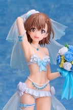 A Certain Scientific Railgun T PVC Figur 1/7 Mikoto Misaka Wedding Swimsuit Ver. 25 cm A Dimension