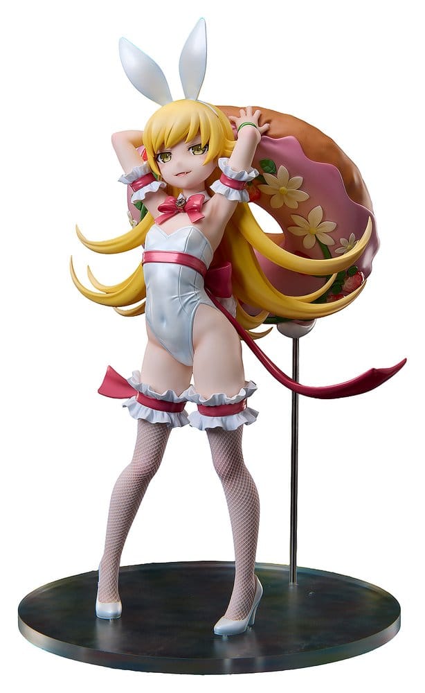 Monogatari Series PVC-Figur 1/4 Shinobu Oshino Vit Kanin Version 35 cm