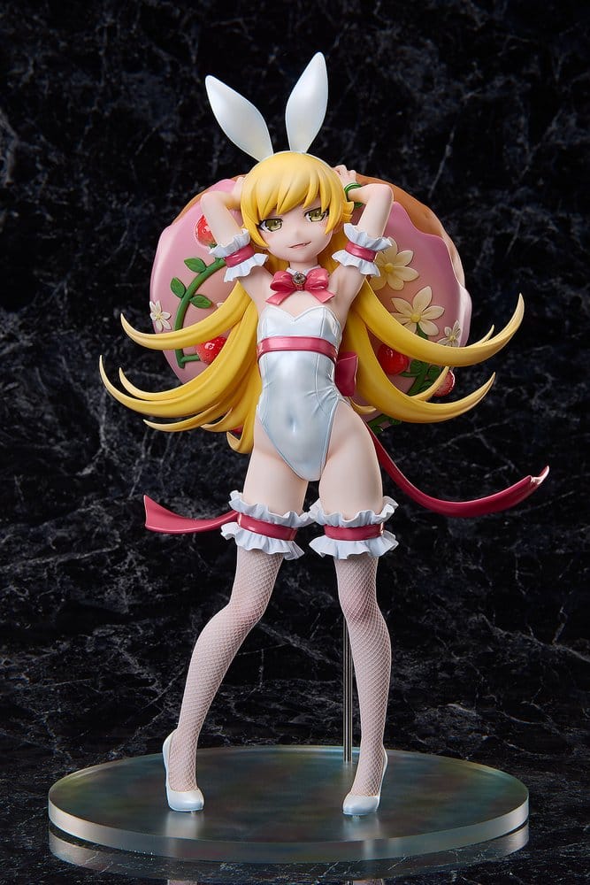 Monogatari Series PVC-Figur 1/4 Shinobu Oshino Vit Kanin Version 35 cm