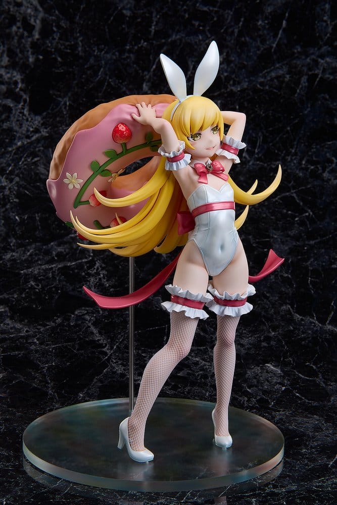Monogatari Series PVC-Figur 1/4 Shinobu Oshino Vit Kanin Version 35 cm