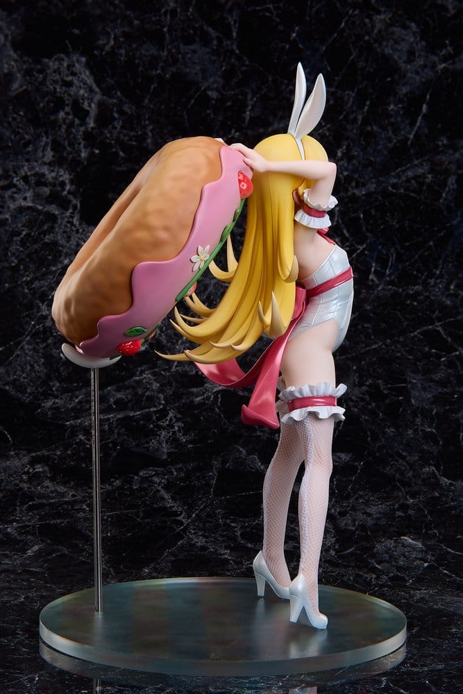 Monogatari Series PVC-Figur 1/4 Shinobu Oshino Vit Kanin Version 35 cm