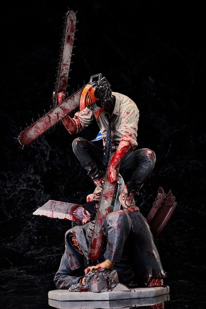 Chainsaw Man Dead PVC Figur 1/7 Chainsaw Man Ver. av Takayuki Takeya - 34 cm A Dimension