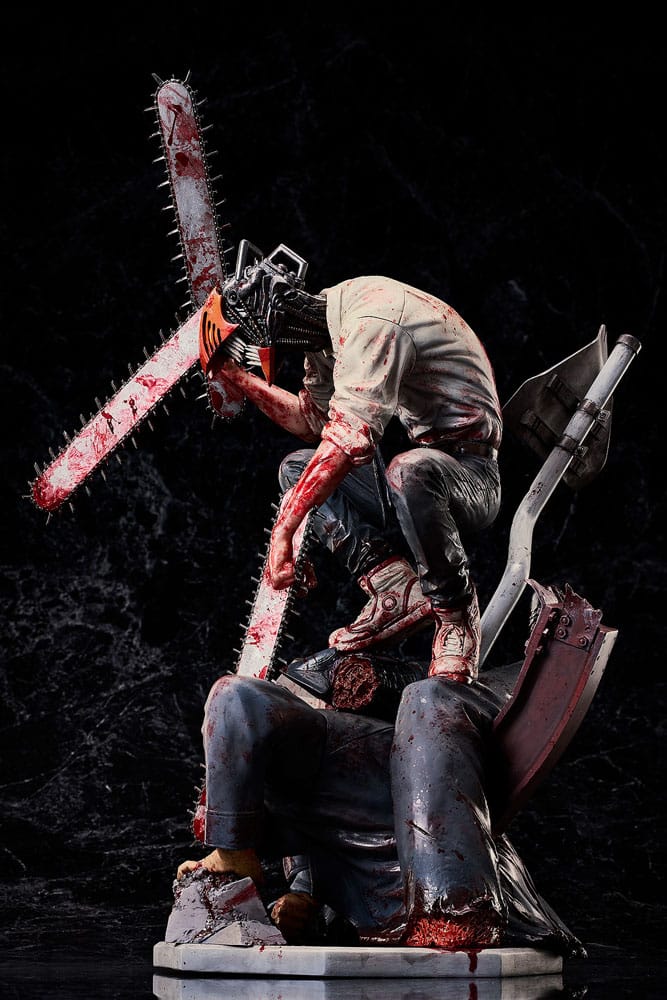 Chainsaw Man Dead PVC Figur 1/7 Chainsaw Man Ver. av Takayuki Takeya - 34 cm A Dimension