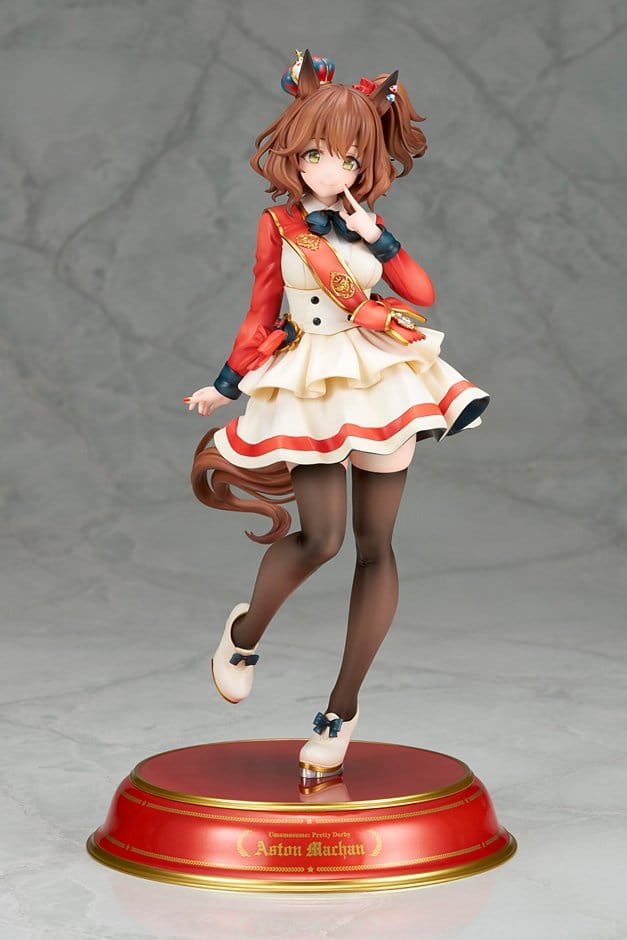 Umamusume Pretty Derby PVC-figur i skala 1/7 av Aston Machan, 26 cm hög