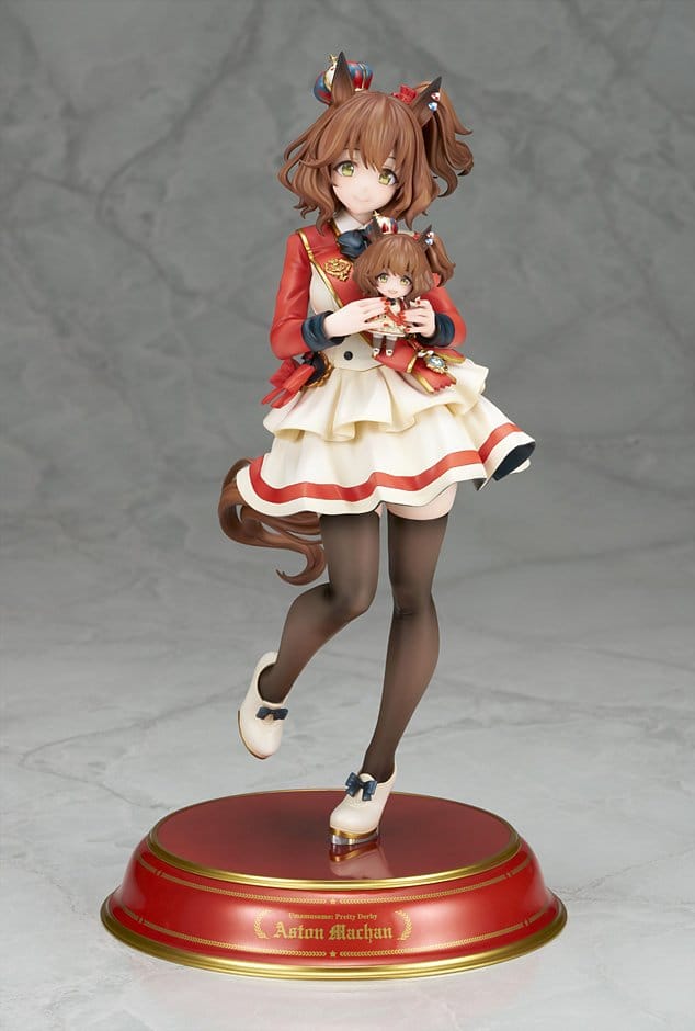 Umamusume Pretty Derby PVC-figur i skala 1/7 av Aston Machan, 26 cm hög