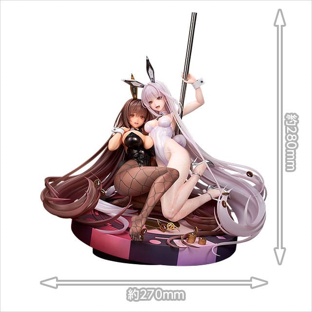 Goddess of Victory: Nikke Figur 1/7 Noir & Blanc Bunny X 777 Ver. 28 cm Alter