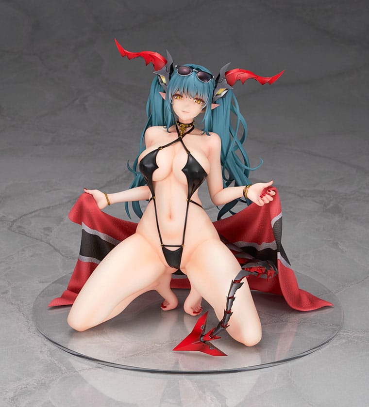 Azur Lane PVC Figur 1/7 Regensburg Dark Dragon och Kust av Ljus Ver. 16 cm Alter