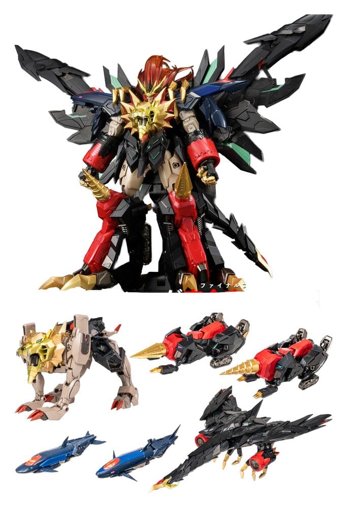 Kungen av Braves GaoGaiGar AMAKUNI KIZIN Modellkit Genesic GaoGaiGar 30 cm